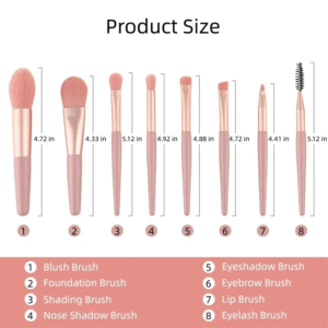 fluffy makeup brushes